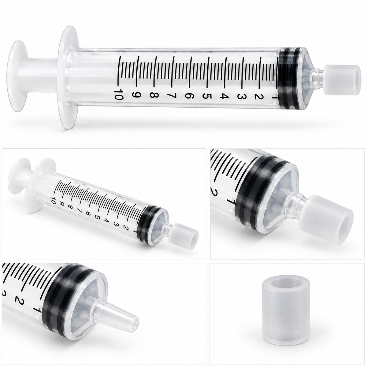 10ml perfume extraction and decanting syringe with adapter