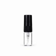 2ml Glass Perfume Sample Spray Bottles - Black - Atomic Aromas