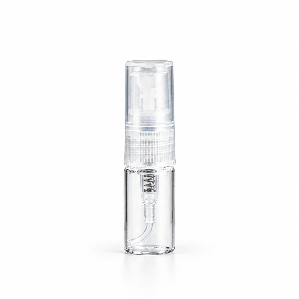 2ml Glass Perfume Sample Spray Bottles - Clear - Atomic Aromas