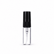 3ml Glass Perfume Sample Spray Bottles - Black - Atomic Aromas