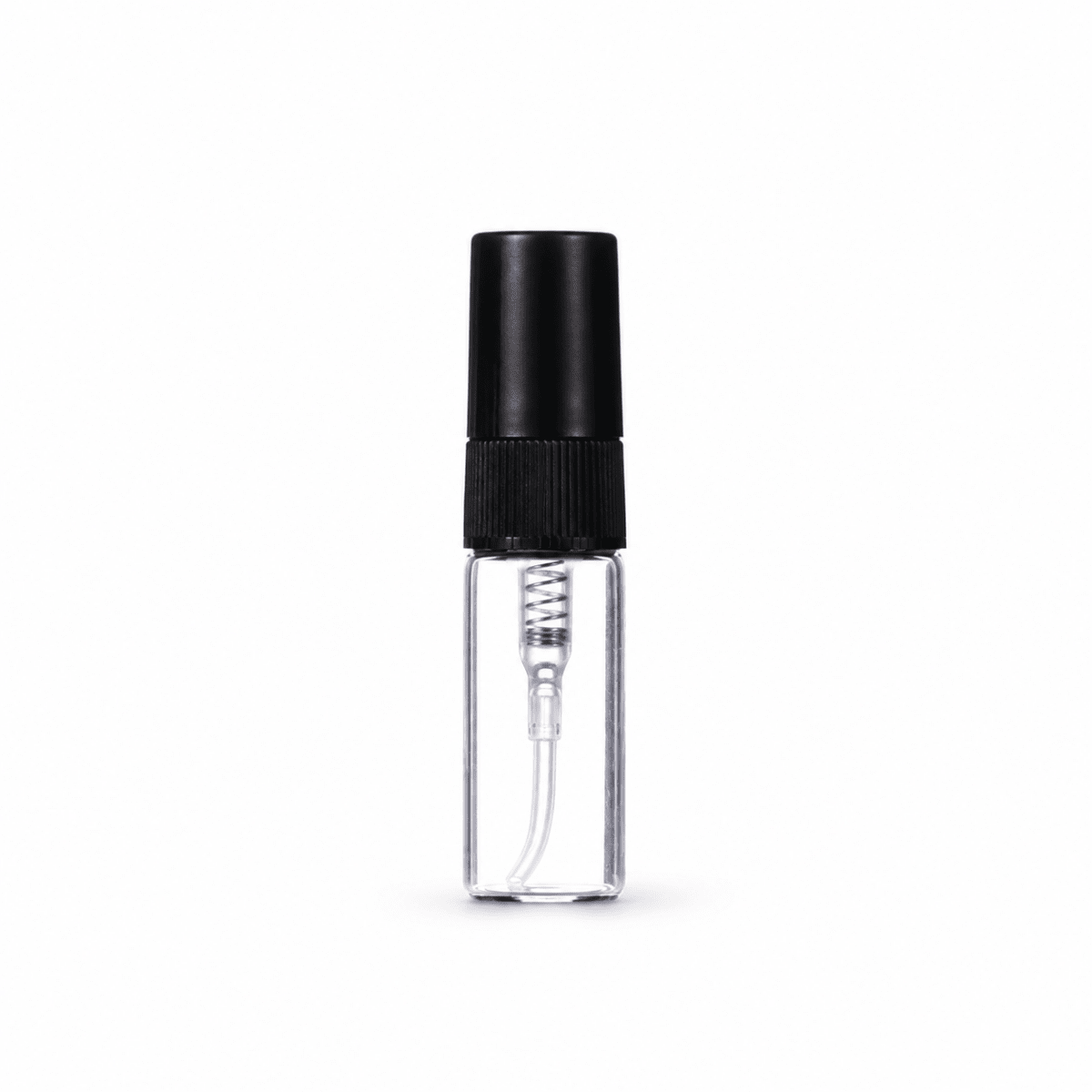 3ml Glass Perfume Sample Spray Bottles - Black - Atomic Aromas