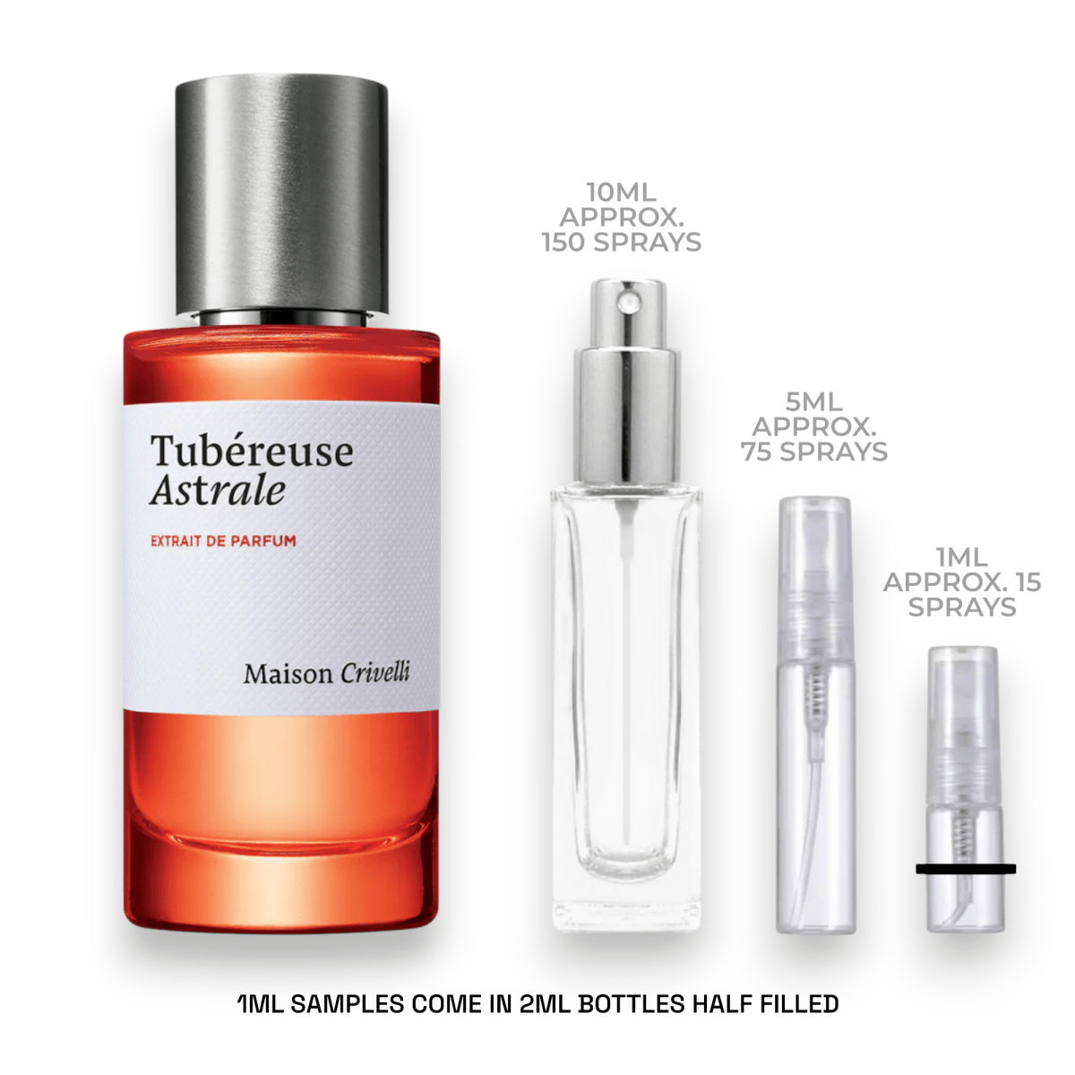 Maison Crivelli Tubereuse Astrale Extrait de Parfum Sample - Atomic Aromas