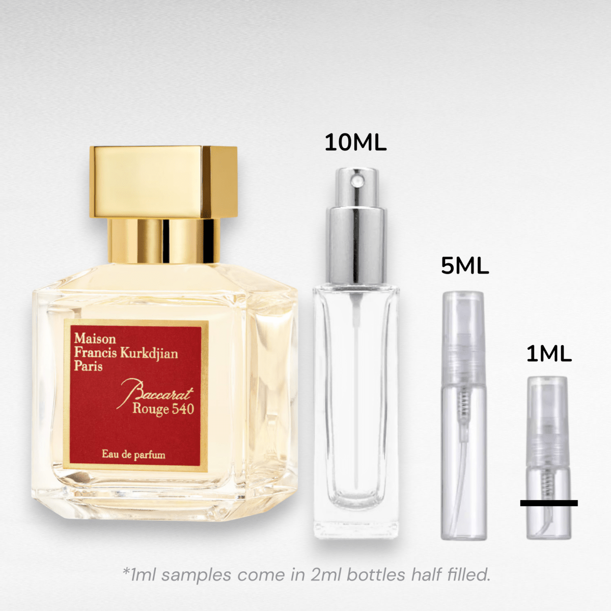 Maison Francis Kurkdjian Baccarat Rouge 540 EDP Sample - Atomic Aromas