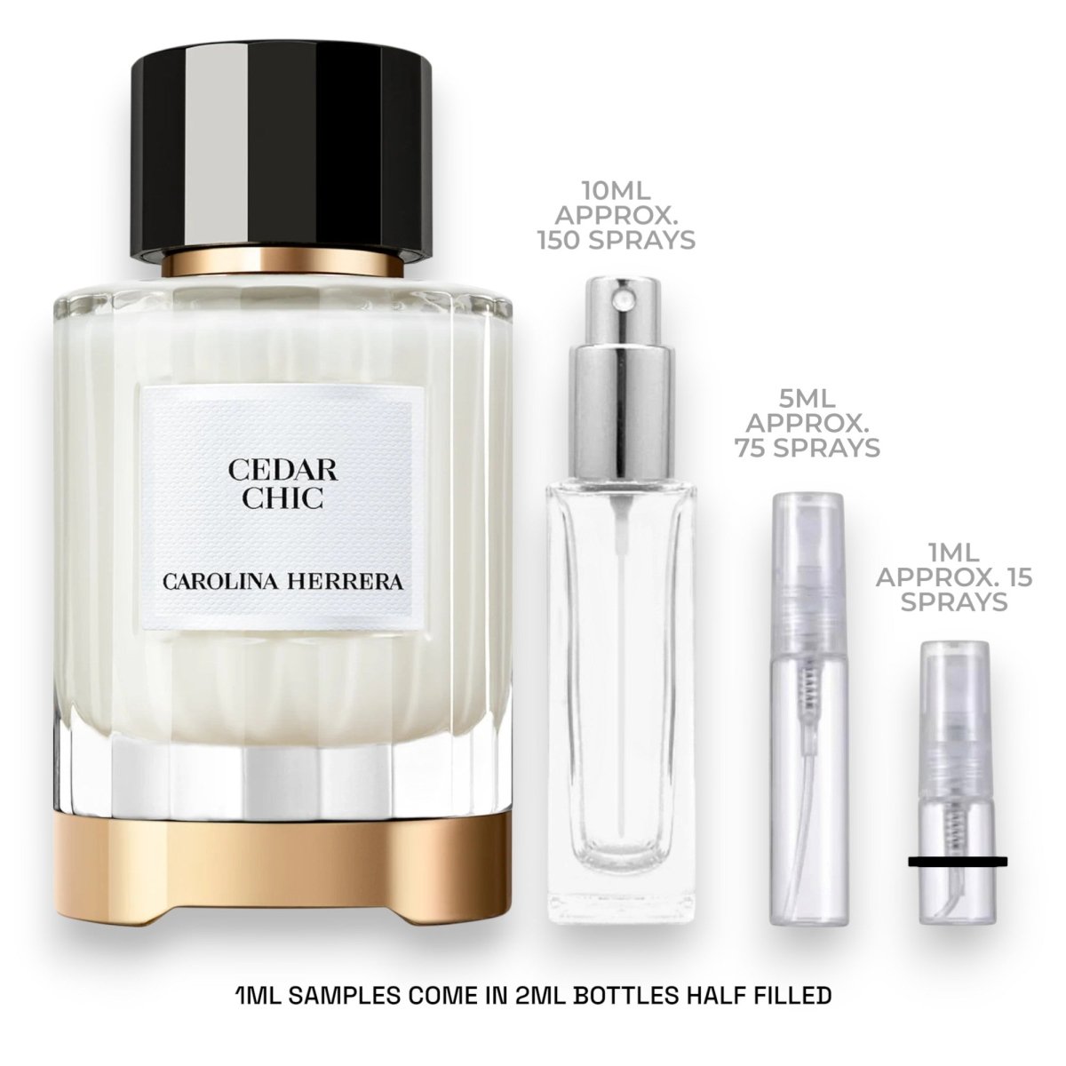 Carolina Herrera Cedar Chic Sample - Atomic Aromas