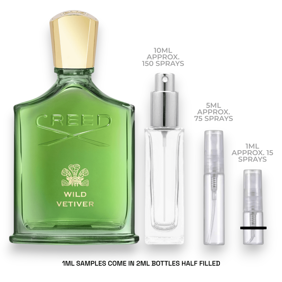 Creed Wild Vetiver Sample - Atomic Aromas