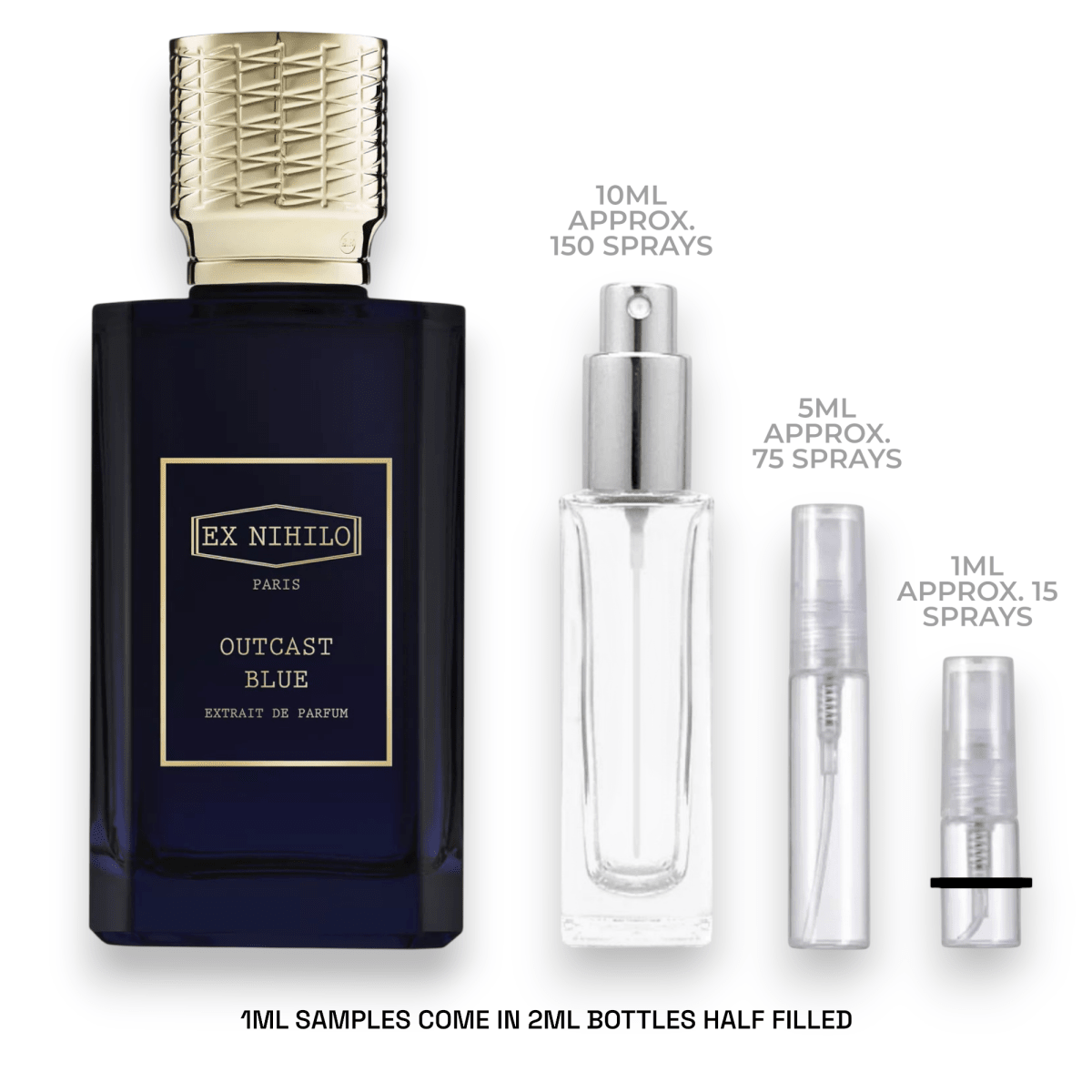 Ex Nihilo Outcast Blue Extrait Sample - Atomic Aromas