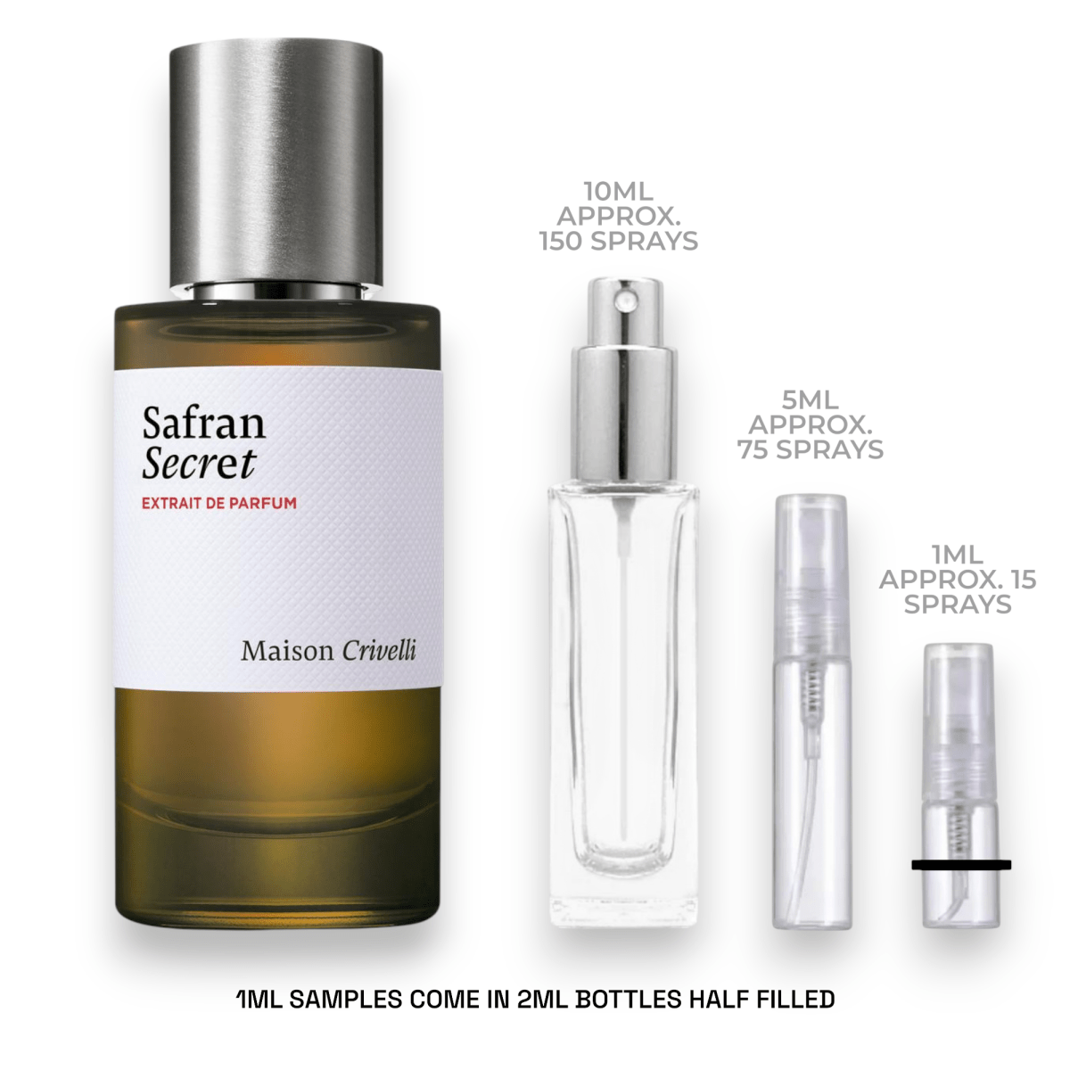 Maison Crivelli Safran Secret Sample - Atomic Aromas