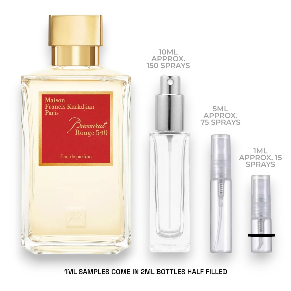 Maison Francis Kurkdjian Baccarat Rouge 540 Sample - Atomic Aromas